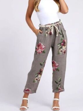 Made in Italy - 100% linen pants
